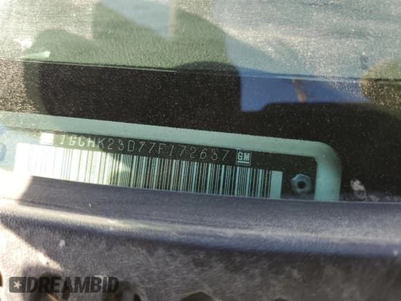 ✅ 2007 Chevrolet Silverado 2500HD LT1 • VIN: 1GCHK23D77F172637 • Лот: 71227575. Опубликован ранее на Copart с пробегом 145 987 миль. Бесплатный доступ к архиву аукционных продаж из США и подробный отчёт об истории автомобиля на DreamBid. Изображение 12.