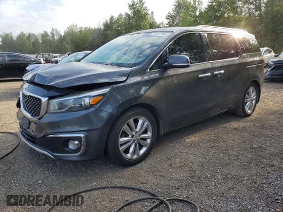 ✅ 2018 Kia Sedona SX-L • VIN: KNDME5C19J6358152 • Лот: 68657405. Опубликован ранее на Copart с пробегом 376 801 миль. Бесплатный доступ к архиву аукционных продаж из США и подробный отчёт об истории автомобиля на DreamBid. Изображение 1.