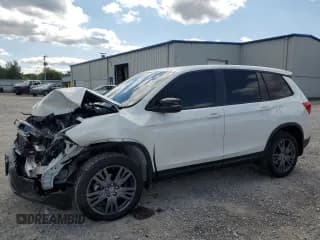 ✅ 2021 Honda Passport EX-L • VIN: 5FNYF8H5XMB001471 • Lot: 71851555. Listed on Copart with 43,452 mi. Free auction sales archive from the USA and detailed vehicle history report at DreamBid. Image 1.