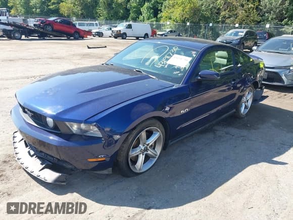 ✅ 2012 Ford Mustang GT Premium • VIN: 1ZVBP8CF1C5277764 • Lot: 43191730. Listed on IAAI with 52,459 mi. Free auction sales archive from the USA and detailed vehicle history report at DreamBid. Image 2.
