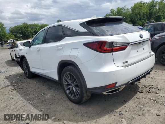 ✅ 2020 Lexus RX 350 F Sport • VIN: 2T2SZMDA0LC221256 • Lot: 66888844. Listed on Copart with 39,902 mi. Free auction sales archive from the USA and detailed vehicle history report at DreamBid. Image 2.