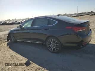 2015 Hyundai Genesis 5.0L with VIN KMHGN4JF2FU019303, listed as a Copart auction lot 73006884 with 159,068 mi miles and Salvage title. Bid and sale history available at DreamBid. Image 2.