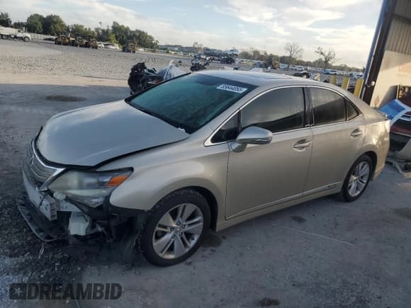 ✅ 2012 Lexus HS 250h • VIN: JTHBB1BA2C2050517 • Лот: 85644055. Опубликован ранее на Copart с пробегом 160 349 миль. Бесплатный доступ к архиву аукционных продаж из США и подробный отчёт об истории автомобиля на DreamBid. Изображение 1.