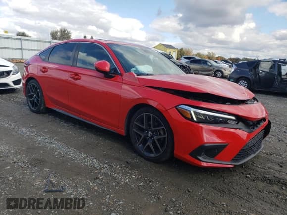 ✅ 2022 Honda Civic Sport Touring • VIN: 19XFL1H82NE010027 • Lot: 86547915. Listed on Copart with 59,635 mi. Free auction sales archive from the USA and detailed vehicle history report at DreamBid. Image 4.