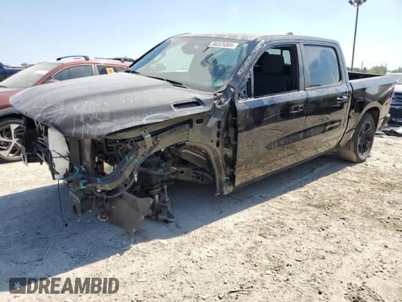 2022 Ram 1500 Big Horn with VIN 1C6RRFFG9NN306166, listed as a Copart auction lot 80325305 with 16,815 mi miles and Non repairable. Bid and sale history available at DreamBid. Image 1.