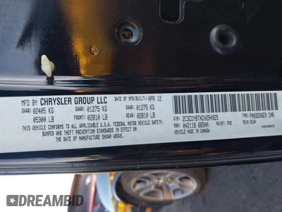 ✅ 2012 Dodge Challenger R/T Classic • VIN: 2C3CDYBTXCH254925 • Лот: 43581117. Опубликован ранее на IAAI с пробегом 107 557 миль. Бесплатный доступ к архиву аукционных продаж из США и подробный отчёт об истории автомобиля на DreamBid. Изображение 9.