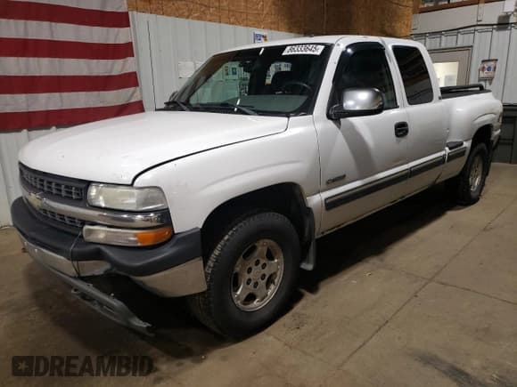 ✅ 2001 Chevrolet Silverado 1500 LS • VIN: 2GCEK19T311202257 • Lot: 86333645. Listed on Copart with 202,603 mi. Free auction sales archive from the USA and detailed vehicle history report at DreamBid. Image 1.