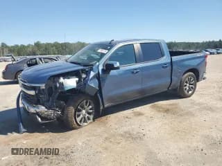 ✅ 2024 Chevrolet Silverado 1500 LT • VIN: 1GCPDKEK0RZ154581 • Lot: 70955135. Listed on Copart with 19,332 mi. Free auction sales archive from the USA and detailed vehicle history report at DreamBid. Image 1.