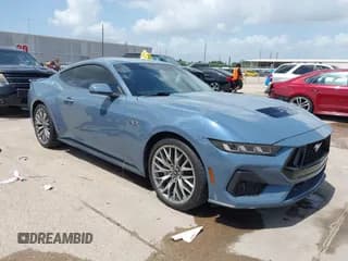 ✅ 2024 Ford Mustang GT • VIN: 1FA6P8CF7R5428951 • Lot: 42539286. Listed on IAAI with 17,212 mi. Free auction sales archive from the USA and detailed vehicle history report at DreamBid. Image 1.