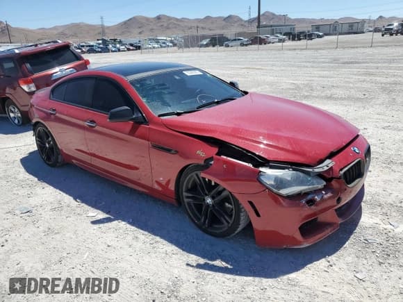 ✅ 2015 BMW 6 Series 650i • VIN: WBA6B2C54FD799173 • Lot: 63365603. Listed on Copart with 104,168 mi. Free auction sales archive from the USA and detailed vehicle history report at DreamBid. Image 4.