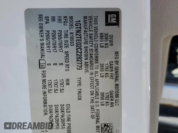 ✅ 2012 GMC Sierra 1500 Work Truck • VIN: 1GTN2TE02CZ282779 • Лот: 62062835. Опубликован ранее на Copart с пробегом 161 469 миль. Бесплатный доступ к архиву аукционных продаж из США и подробный отчёт об истории автомобиля на DreamBid. Изображение 12.