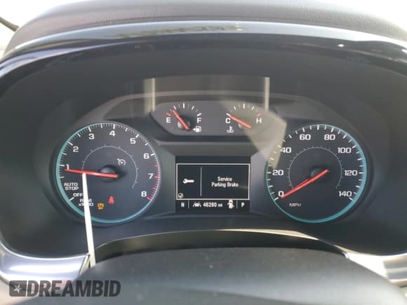 ✅ 2022 Chevrolet Traverse LS • VIN: 1GNEVLKWXNJ107625 • Лот: 42544375. Опубликован ранее на Copart с пробегом 46 280 миль. Бесплатный доступ к архиву аукционных продаж из США и подробный отчёт об истории автомобиля на DreamBid. Изображение 9.