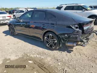 2024 Hyundai Sonata N Line z VIN KMHL54JC3RA421843, wystawiony jako Copart lot #91057935 z przebiegiem 9 700 mil mil oraz Szkoda całkowita • Salvage title. Historia ofert i sprzedaży dostępna na DreamBid. Obrazek 2.
