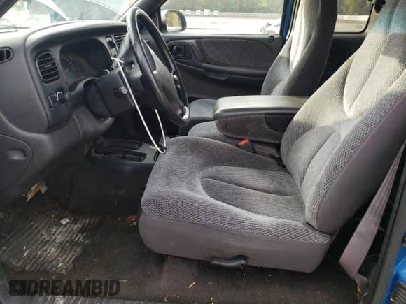 1998 Dodge Dakota SLT with VIN 1B7GG22XXWS598594, listed as a Copart auction lot 75330344 with 167,518 mi miles and Clean title. Bid and sale history available at DreamBid. Image 7.