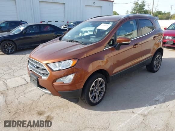 ✅ 2020 Ford EcoSport Titanium • VIN: MAJ6S3KL2LC350137 • Lot: 43351302. Wystawiony na IAAI z przebiegiem 84 270 mil. Bezpłatny archiwum sprzedaży aukcyjnych z USA i szczegółowy raport historii pojazdu na DreamBid. Zdjęcie 2.