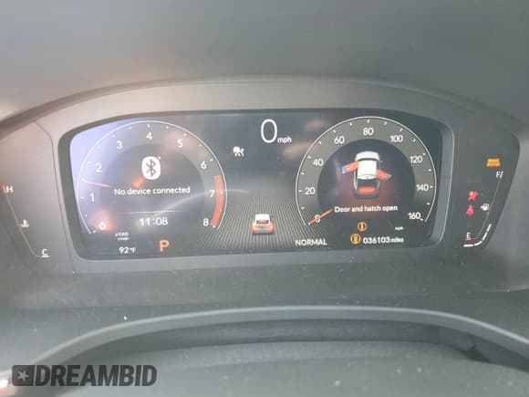 ✅ 2024 Acura Integra Technology • VIN: 19UDE4H67RA003845 • Lot: 68152465. Listed on Copart with 36,103 mi. Free auction sales archive from the USA and detailed vehicle history report at DreamBid. Image 9.