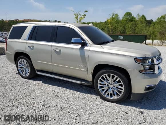 2015 Chevrolet Tahoe LTZ z VIN 1GNSCCKC5FR722956, wystawiony jako Copart lot #53353125 z przebiegiem 155 570 mil mil oraz Szkoda całkowita • Salvage title. Historia ofert i sprzedaży dostępna na DreamBid. Obrazek 4.