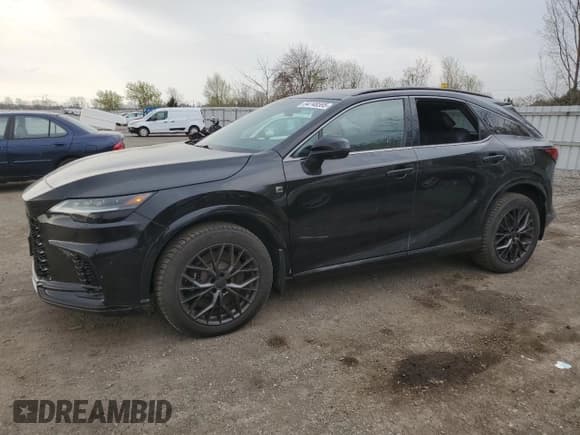 ✅ 2023 Lexus RX 500h F Sport Performance • VIN: 2T2BCMEA2PC003762 • Lot: 54748595. Wystawiony na Copart z przebiegiem 38 023 mil. Bezpłatny archiwum sprzedaży aukcyjnych z USA i szczegółowy raport historii pojazdu na DreamBid. Zdjęcie 1.