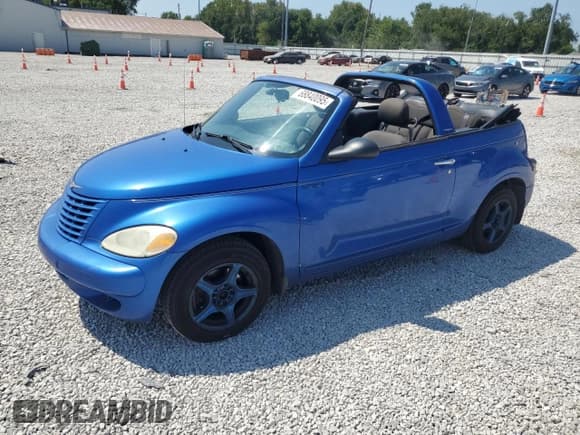 ✅ 2005 Chrysler PT Cruiser • VIN: 3C3EY45X15T585102 • Lot: 68840095. Listed on Copart with 153,648 mi. Free auction sales archive from the USA and detailed vehicle history report at DreamBid. Image 1.