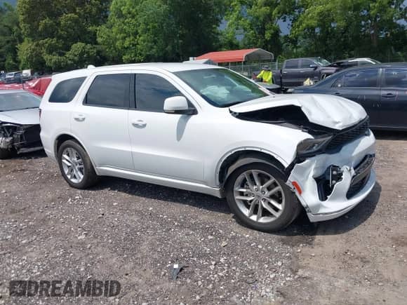 2021 Dodge Durango GT with VIN 1C4RDHDG3MC715795, listed as a IAAI auction lot 42472744 with 30,529 mi miles and . Bid and sale history available at DreamBid. Image 1.
