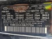 ✅ 2021 Hyundai Kona SEL • VIN: KM8K22AAXMU737304 • Лот: 63745555. Опубликован ранее на Copart с пробегом 76 653 миль. Бесплатный доступ к архиву аукционных продаж из США и подробный отчёт об истории автомобиля на DreamBid. Изображение 13.