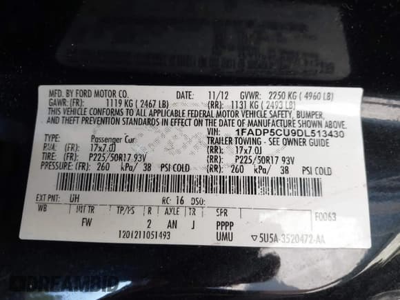 ✅ 2013 Ford C-Max SEL • VIN: 1FADP5CU9DL513430 • Lot: 42844659. Wystawiony na IAAI z przebiegiem 195 950 mil. Bezpłatny archiwum sprzedaży aukcyjnych z USA i szczegółowy raport historii pojazdu na DreamBid. Zdjęcie 9.