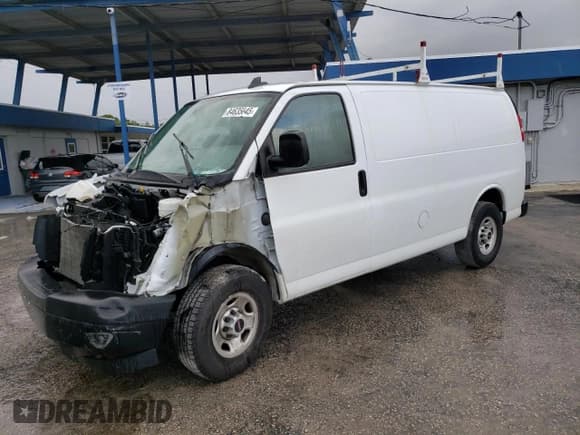 ✅ 2021 GMC Savana Cargo • VIN: 1GTW7AFPXM1204062 • Лот: 95590935. Опубликован ранее на Copart с пробегом 179 003 миль. Бесплатный доступ к архиву аукционных продаж из США и подробный отчёт об истории автомобиля на DreamBid. Изображение 1.