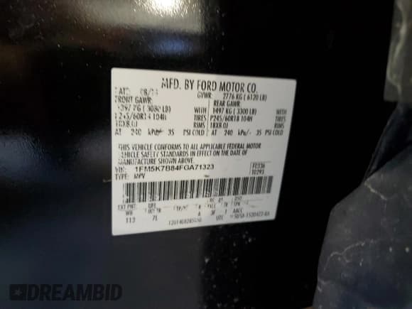 ✅ 2015 Ford Explorer • VIN: 1FM5K7B84FGA71323 • Лот: 86432765. Опубликован ранее на Copart с пробегом 157 560 миль. Бесплатный доступ к архиву аукционных продаж из США и подробный отчёт об истории автомобиля на DreamBid. Изображение 13.