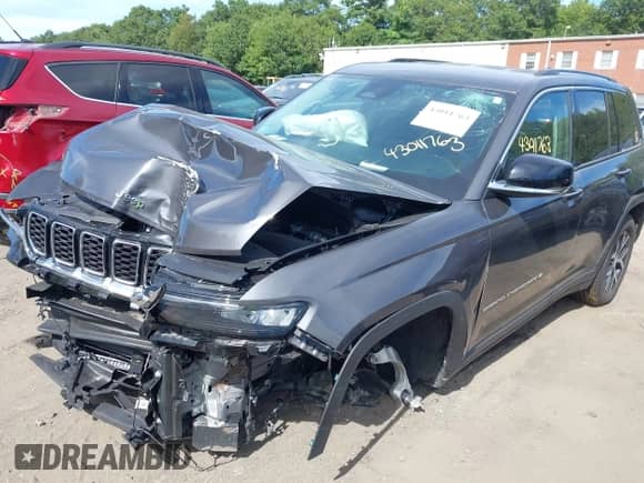 2023 Jeep Grand Cherokee Limited с VIN 1C4RJHBGXP8895599, выставлен на аукционе IAAI как лот 43011763 с пробегом 34 425 миль миль и . История ставок и продаж доступна на DreamBid. Изображение 2.