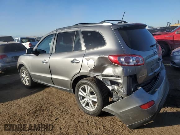 ✅ 2012 Hyundai Santa Fe Limited • VIN: 5XYZKDAG0CG101591 • Lot: 83622524. Listed on Copart with 90,138 mi. Free auction sales archive from the USA and detailed vehicle history report at DreamBid. Image 2.