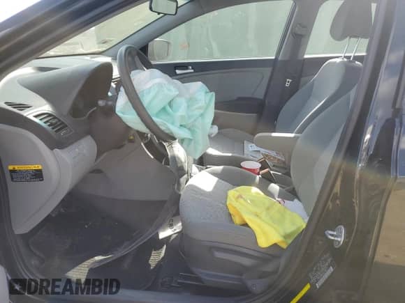 2014 Hyundai Accent GLS with VIN KMHCT4AE1EU718142, listed as a Copart auction lot 81837615 with Not provided miles and Salvage title. Bid and sale history available at DreamBid. Image 7.