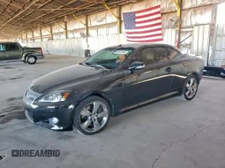 ✅ 2011 Lexus IS 350 C • VIN: JTHFE2C22B2505161 • Lot: 95975385. Listed on Copart with 53,235 mi. Free auction sales archive from the USA and detailed vehicle history report at DreamBid. Image 1.
