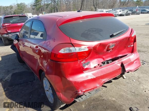 ✅ 2013 Kia Rio SX • VIN: KNADN5A36D6103285 • Lot: 41635510. Listed on IAAI with 124,486 mi. Free auction sales archive from the USA and detailed vehicle history report at DreamBid. Image 3.