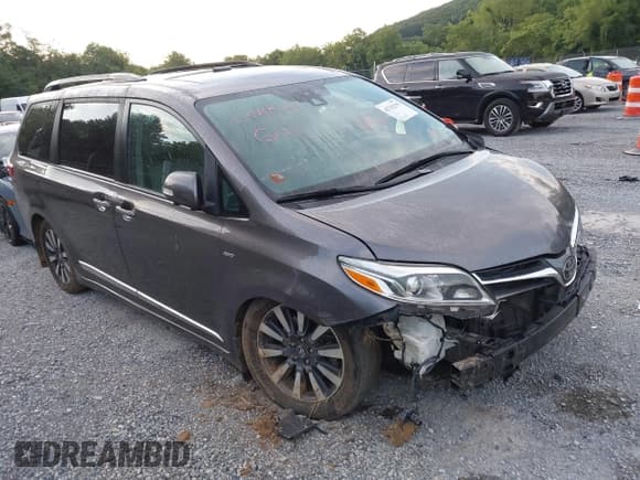 ✅ 2019 Toyota Sienna XLE • VIN: 5TDDZ3DC1KS211995 • Lot: 42763293. Listed on IAAI with 85,338 mi. Free auction sales archive from the USA and detailed vehicle history report at DreamBid. Image 1.
