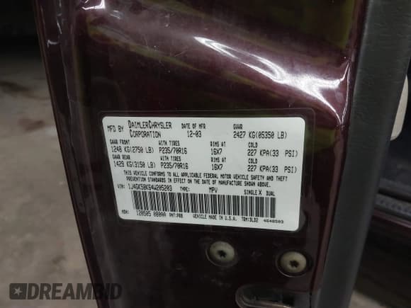 ✅ 2004 Jeep Liberty Limited • VIN: 1J4GK58K64W205203 • Lot: 41845473. Listed on IAAI with 121,486 mi. Free auction sales archive from the USA and detailed vehicle history report at DreamBid. Image 9.