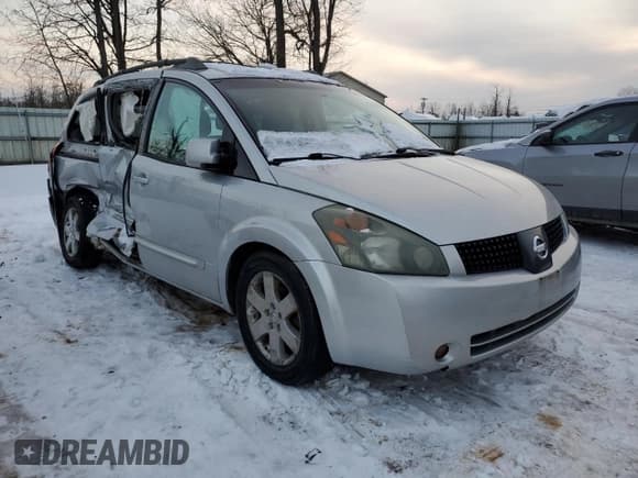 ✅ 2005 Nissan Quest SE • VIN: 5N1BV28U25N139355 • Lot: 42099435. Listed on Copart with 17,422 mi. Free auction sales archive from the USA and detailed vehicle history report at DreamBid. Image 4.