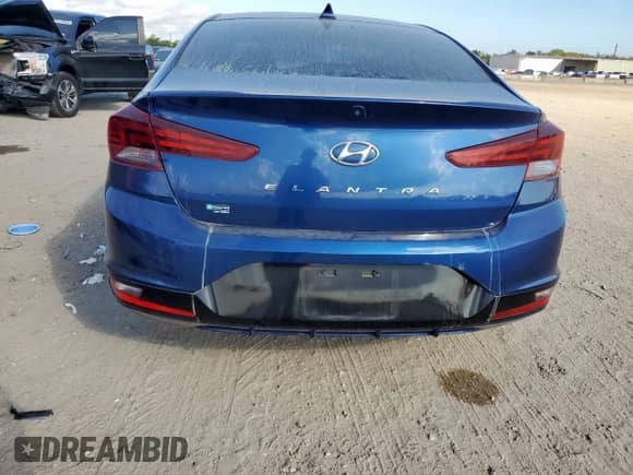 2020 Hyundai Elantra SEL with VIN 5NPD84LF0LH540358, listed as a Copart auction lot 82253045 with 79,669 mi miles and Salvage title. Bid and sale history available at DreamBid. Image 6.