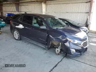 2018 Chevrolet Equinox LS z VIN 3GNAXREV2JS607446, wystawiony jako Copart lot #81748745 z przebiegiem 79 351 mil mil oraz Szkoda całkowita • Salvage title. Historia ofert i sprzedaży dostępna na DreamBid. Obrazek 4.