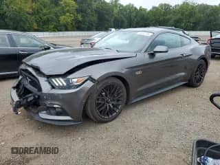 2015 Ford Mustang GT with VIN 1FA6P8CF7F5348271, listed as a Copart auction lot 68592255 with 74,232 mi miles and Salvage title. Bid and sale history available at DreamBid. Image 1.
