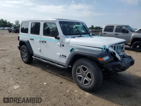 ✅ 2022 Jeep Wrangler Unlimited Sport Altitude • VIN: 1C4HJXDN0NW132386 • Лот: 61382185. Опубликован ранее на Copart с пробегом 65 673 миль. Бесплатный доступ к архиву аукционных продаж из США и подробный отчёт об истории автомобиля на DreamBid. Изображение 4.