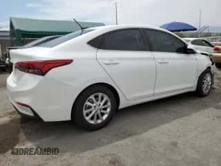 2021 Hyundai Accent SE с VIN 3KPC24A62ME143255, выставлен на аукционе Copart как лот 59156144 с пробегом 22 821 миль миль и Списание • Salvage title. История ставок и продаж доступна на DreamBid. Изображение 3.