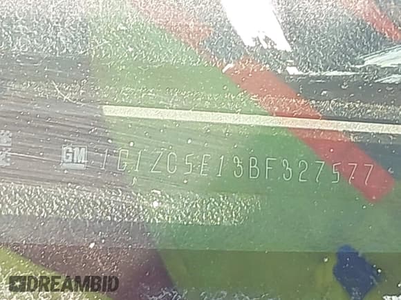 ✅ 2011 Chevrolet Malibu 1LT • VIN: 1G1ZC5E13BF327577 • Lot: 43390123. Listed on IAAI with Not provided. Free auction sales archive from the USA and detailed vehicle history report at DreamBid. Image 11.