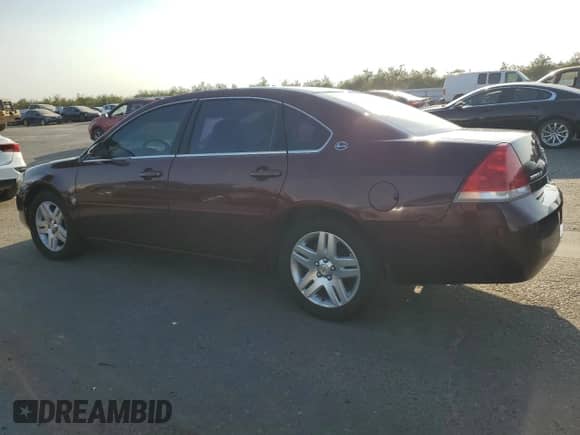 2007 Chevrolet Impala LS with VIN 2G1WB58K179287736, listed as a Copart auction lot 80308575 with 254,154 mi miles and Salvage title. Bid and sale history available at DreamBid. Image 2.
