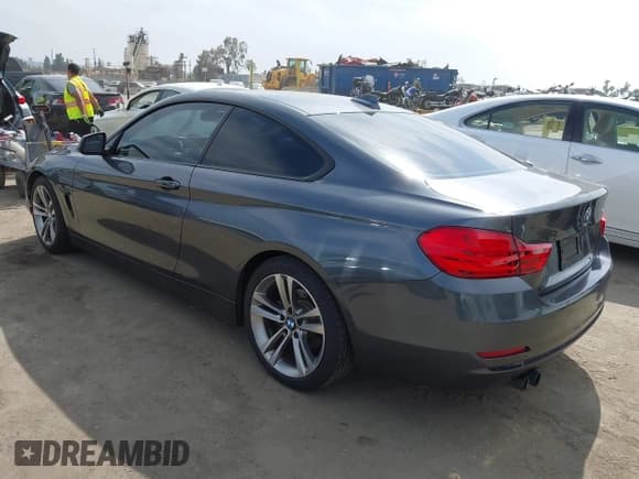 ✅ 2014 BMW 4 Series 428i • VIN: WBA3N7C5XEF718428 • Lot: 42043910. Listed on IAAI with 157,686 mi. Free auction sales archive from the USA and detailed vehicle history report at DreamBid. Image 3.