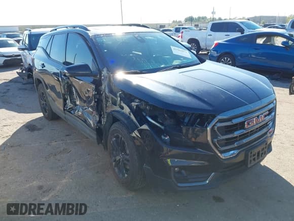 ✅ 2024 GMC Terrain AT4 • VIN: 3GKALYEG4RL385602 • Lot: 43562073. Listed on IAAI with 31,191 mi. Free auction sales archive from the USA and detailed vehicle history report at DreamBid. Image 1.