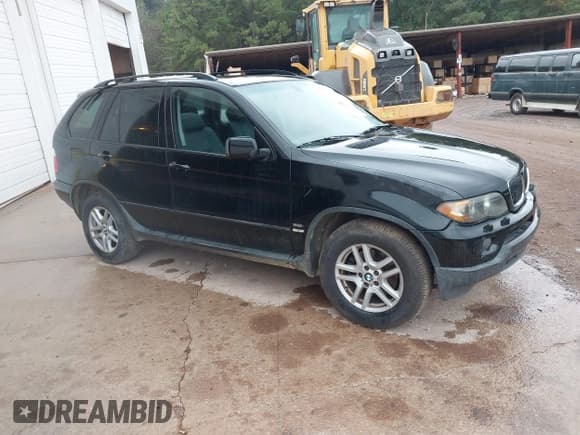 ✅ 2006 BMW X5 3.0i • VIN: 5UXFA13526LY31946 • Lot: 43477915. Listed on IAAI with 207,125 mi. Free auction sales archive from the USA and detailed vehicle history report at DreamBid. Image 1.