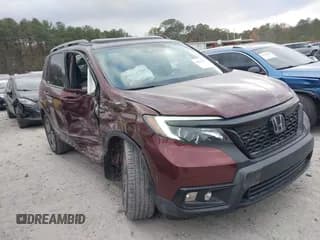 ✅ 2019 Honda Passport EX-L • VIN: 5FNYF7H54KB008780 • Lot: 43665845. Listed on IAAI with 59,459 mi. Free auction sales archive from the USA and detailed vehicle history report at DreamBid. Image 1.