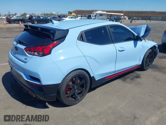 2022 Hyundai Veloster с VIN KMHT36AH0NU015525, выставлен на аукционе IAAI как лот 43166434 с пробегом 23 224 миль миль и . История ставок и продаж доступна на DreamBid. Изображение 4.