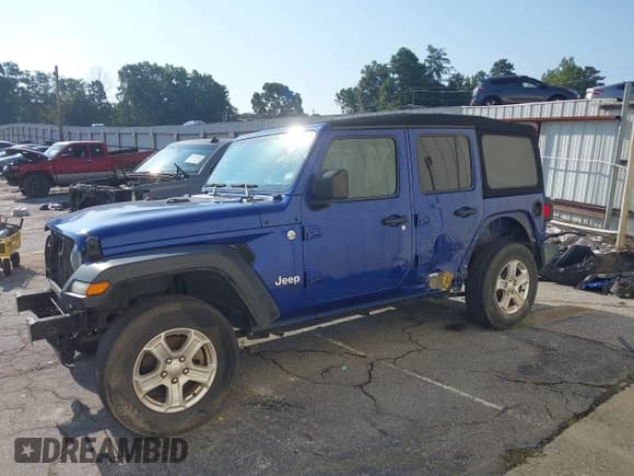✅ 2020 Jeep Wrangler Unlimited Sport S • VIN: 1C4HJXDN8LW149367 • Lot: 42970519. Listed on IAAI with 108,759 mi. Free auction sales archive from the USA and detailed vehicle history report at DreamBid. Image 15.