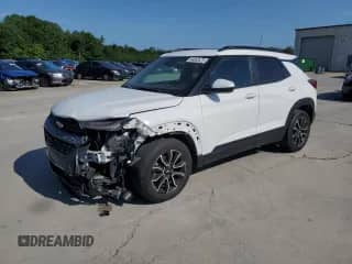 2022 Chevrolet TrailBlazer ACTIV с VIN KL79MVSL7NB044652, выставлен на аукционе Copart как лот 64633475 с пробегом 54 264 миль миль и Списание • Salvage title. История ставок и продаж доступна на DreamBid. Изображение 1.